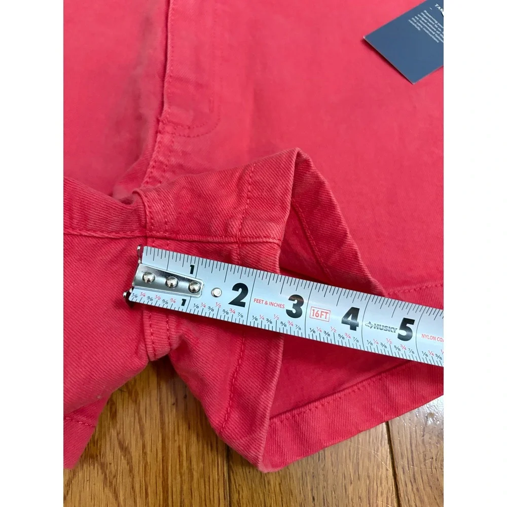 Universal Thread High Rise Sailor Shorts Coral Pink Comfort Stretch Size 10 NWT